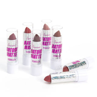 Batom Matte Simplicidade Febella - Cores Marcantes