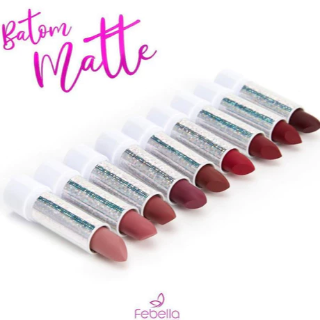 Batom Matte Simplicidade Febella - Cores Marcantes